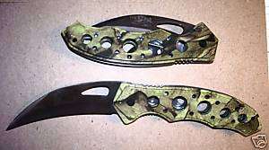 M9 Style Survival Knife Camoflaughed Hunting Camping  