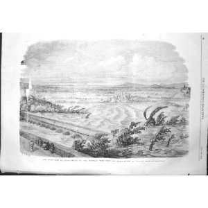  1856 INUNDATION LYONS MISTRAL FLOODS RIVER DORE ART: Home 