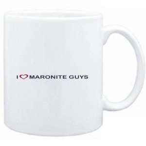  Mug White  I LOVE Maronite GUYS  Religions Sports 