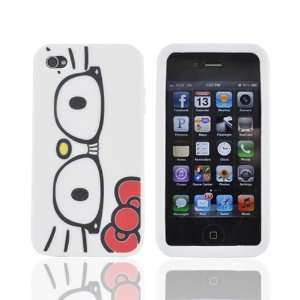  For Apple iPhone 4S 4 Hello Kitty Glasses OEM Hello Kitty 