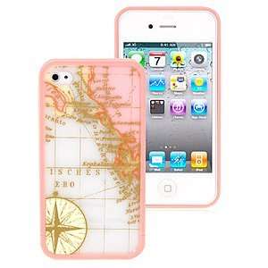   TPU Cover for iPhone 4 & 4S, World Map Cell Phones & Accessories