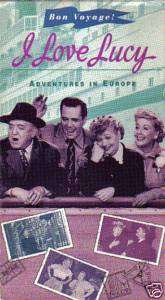 LOVE LUCYS ADVENTURES IN EUROPE 3 VHS BOXED SET  