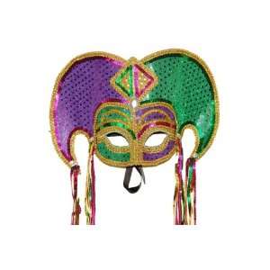  Venetian Mardi Gras Half Mask in PGG Color