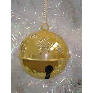   Bell Glitter Snowflake Christmas Ornament #39782: Home & Kitchen