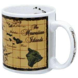   Coffee Mug 20 oz. Island Chain Map:  Kitchen & Dining