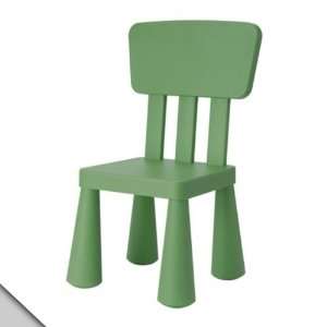  Småland Böna IKEA   MAMMUT Childrens chair, dark green 
