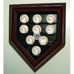    Chicago Cubs Nine Ball Home Plate   Mahogany: Sports & Outdoors