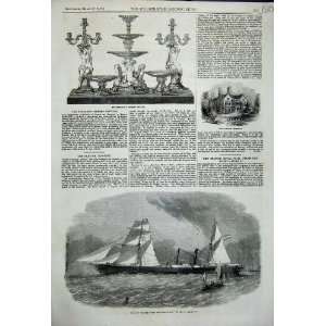 1858 Spanish Royal Mail Ship Jamye Ii Speakers Dessert  