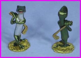   Figurine Gift Boxed 3+ B Tall Metal by Regency Fine Arts Golf NEW