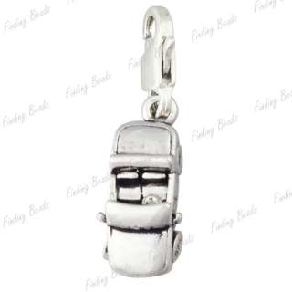 Car European silver pendant bead charm fit bracelet necklace wholesale 