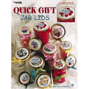  Quick Gift Jar Lids   Cross Stitch Pattern