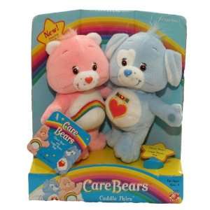    Care Bears Cuddle Pair Loyal Heart Dog and Cheer Bear Toys & Games