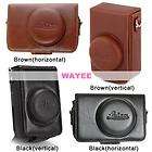 NEW Leather Case Bag for Leica Camera D LUX4 LUX5 LUX Brown