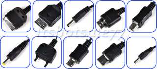 Universal 10 in 1 Multi Function Cell Phone Game USB Charger Cable 