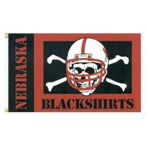  Nebraska Huskers 3x5 Blackshirt Flag