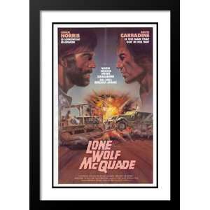  Lone Wolf McQuade 32x45 Framed and Double Matted Movie 