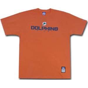  Miami Dolphins High Density Logo Tee: Sports & Outdoors