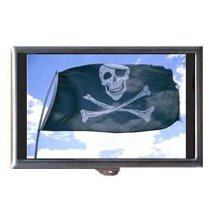  PIRATE FLAG JOLLY ROGER Coin, Mint or Pill Box: Made in 