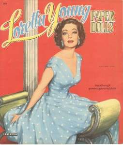 Vintage Loretta Young PAPER DOLLS LASR REPRO FREESHW2  