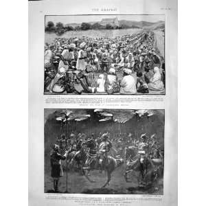 1897 Jubilee India Musical Ride Lancers Aurangabad Poor 