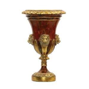  Home Décor Large Lion Head Urn By Sterling: Home 