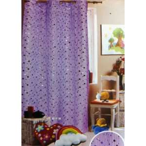 Sparkle Juvi Window Panel with Grommets  Purple