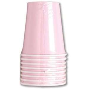  Light Pink Solid Color 9 Oz Hot Cold Cups 8 Count Party 