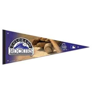  MLB Colorado Rockies Purple 12 x 30 Premium Felt 