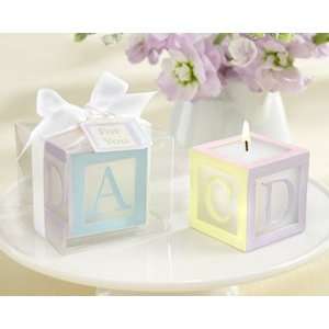    B is for Baby Lettered Baby Block Candle (Set of 4) Baby