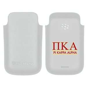  Pi Kappa Alpha name on BlackBerry Leather Pocket Case 