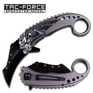  Skull  Karambit Style Tactical Assisted Action Open 