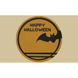  SaltBox Gifts R12HH Round Happy Halloween Sign: Patio 