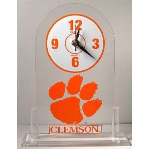  NCAA Clemson Tigers Desk Clock: Home & Kitchen