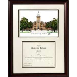  Ohio State University Buckeyes Mahogany Diploma Frame 