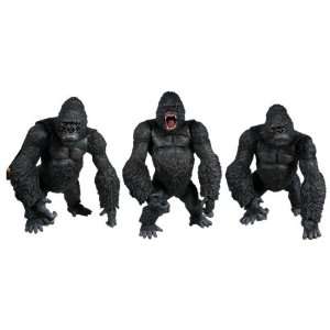  King Kong Deluxe 15 Movie Figure Set Of 3: Toys & Games