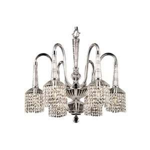   75 Inch Multicolored Kings Lynn Chandelier with Polished Chrome Finish