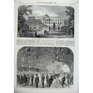  1865 Palace Laeken Brussels King Leopold Army Engineers 