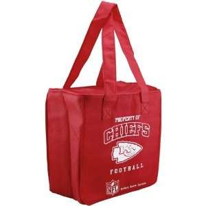  Kansas City Chiefs Red Reusable Insulated Tote Bag: Sports 