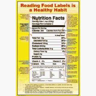    Curriculum Health Reading Food Labels Poster