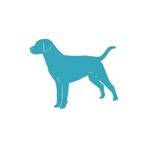  Lab TEAL Vinyl window decal sticker: Office Products