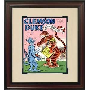   Clemson vs. Duke Historic Football Program Cover: Sports & Outdoors