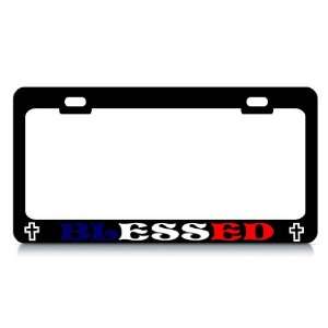  BLESSED #2 Religious Christian Auto License Plate Frame 