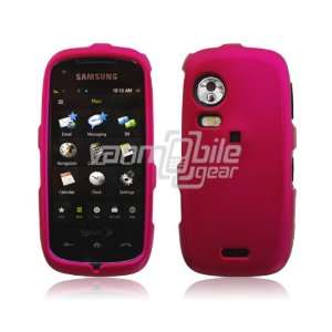 HOT PINK ARMOR SHIELD CASE + LCD SCREEN PROTECTOR for SAMSUNG INSTINCT 