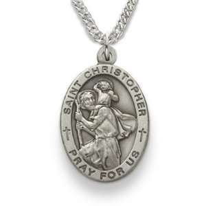  St Christopher 1, Patron of Travellers, Sterling Silver 