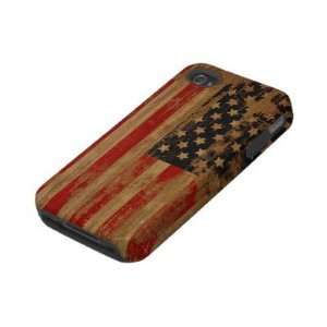  American Flag Case Mate Case Tough Iphone 4 Cover: Cell 