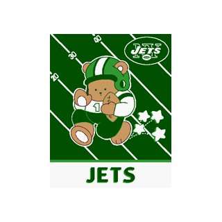    NFL New York Jets Baby Throw Blanket Afghan: Sports & Outdoors