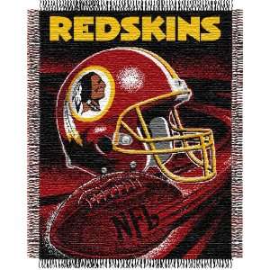   NFL Acrylic Triple Woven Jacquard Throws   Redskins: Sports & Outdoors