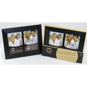   x6 Solid Pine Wood Montage Picture Frame   Black
