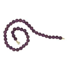  Gioie Ladies Necklace in Yellow 18 karat Gold with Purple 