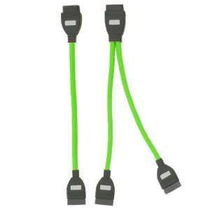   ULTRAPRODUCTS ULT31596 CBL X CONNECT SATA Y CABLE KIT GRN Electronics
